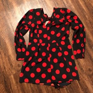ASOS Polka Dot Romper Size 10‎